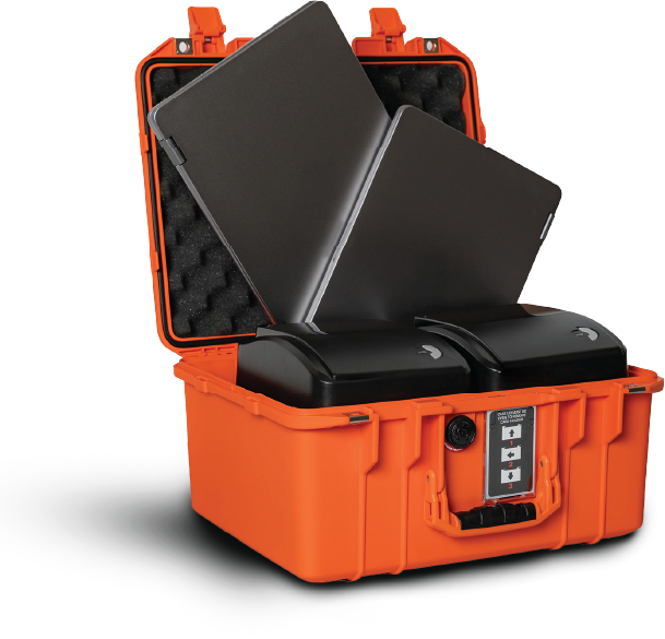 EasyBox by Xtag, do-it-yourself badge printing kit for events